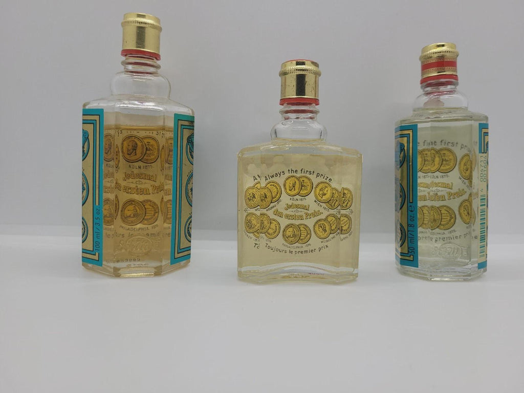 4711 Echt Kölnisch Wasser 3x Eau de Cologne Rarität 1x 30ml, 1x 50ml, 1x 100ml