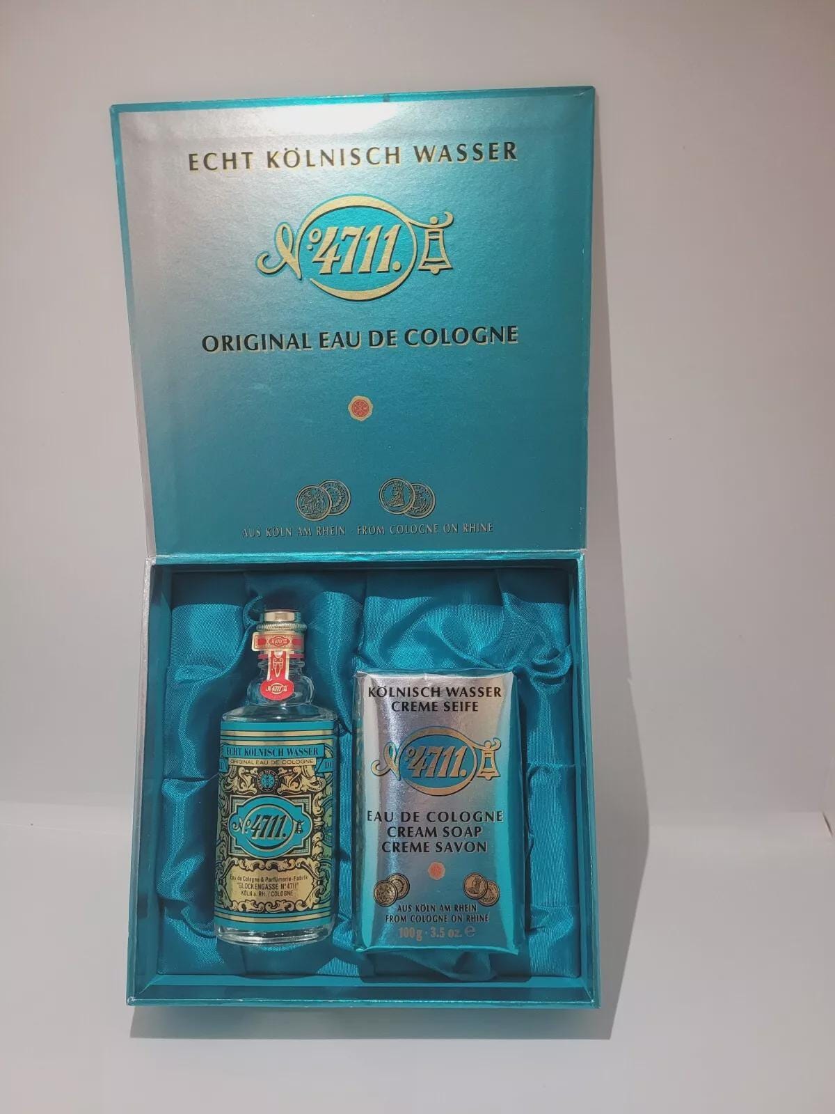 4711 Echt Kölnisch Wasser SET Eau de Cologne 50ml + Creme Seife 100g