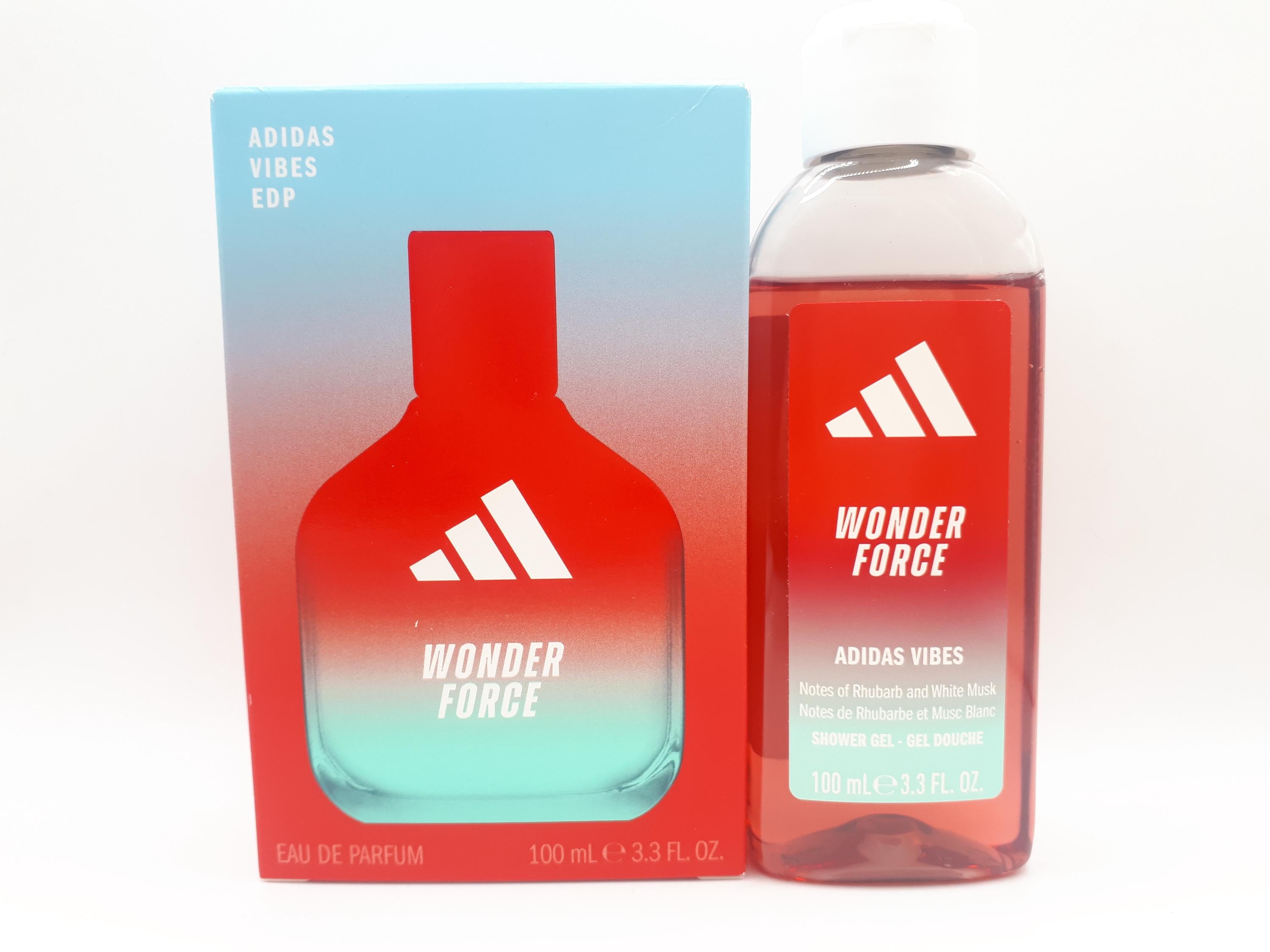 Adidas Vibes Wonder Force Eau de Parfum und Shower Gel 2x 100ml