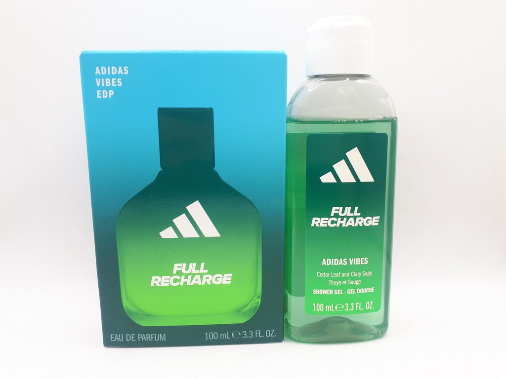 Adidas Vibes Full Recharge Eau de Parfum und Shower Gel 2x 100ml