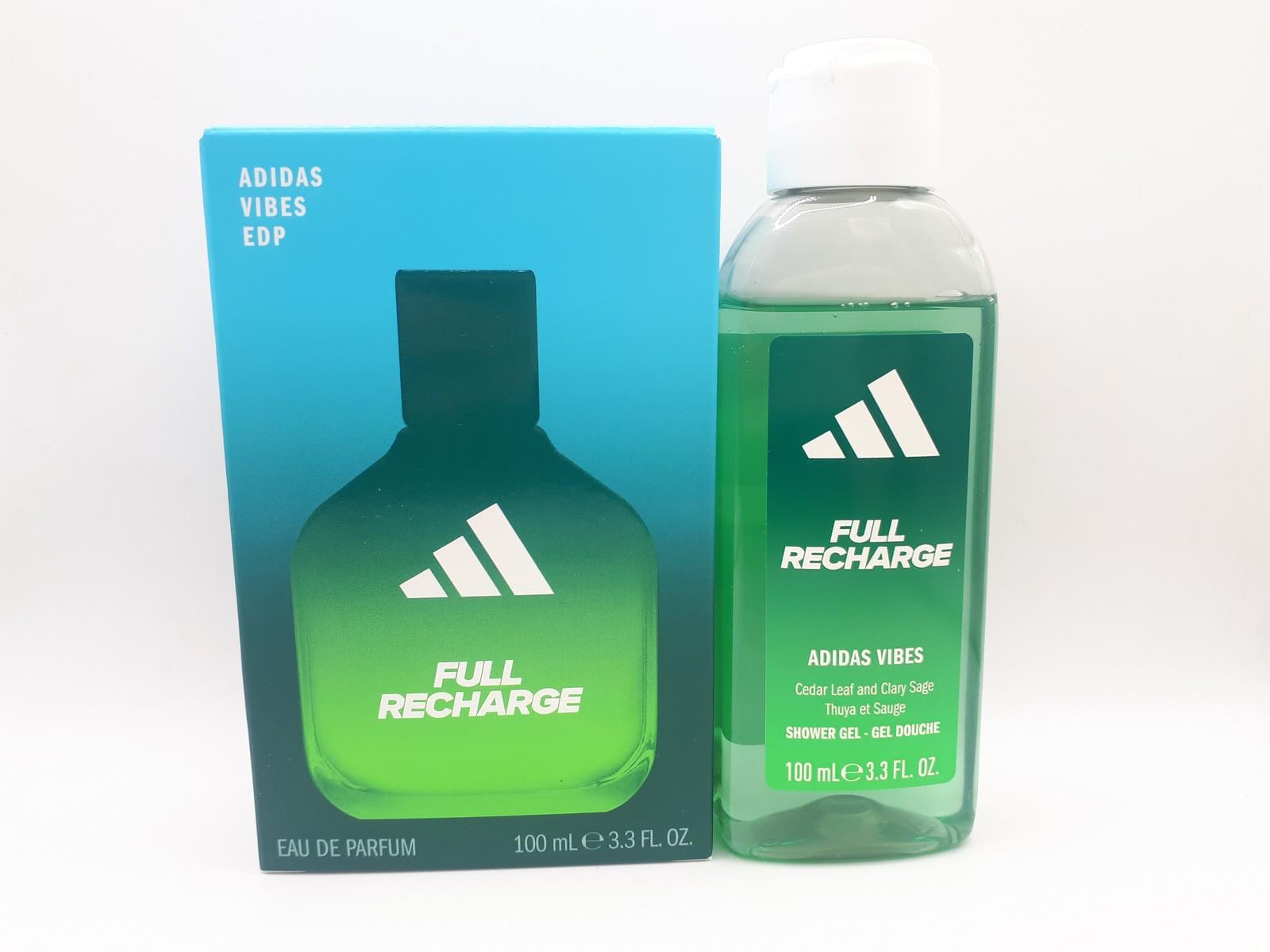 Adidas Vibes Full Recharge Eau de Parfum und Shower Gel 2x 100ml