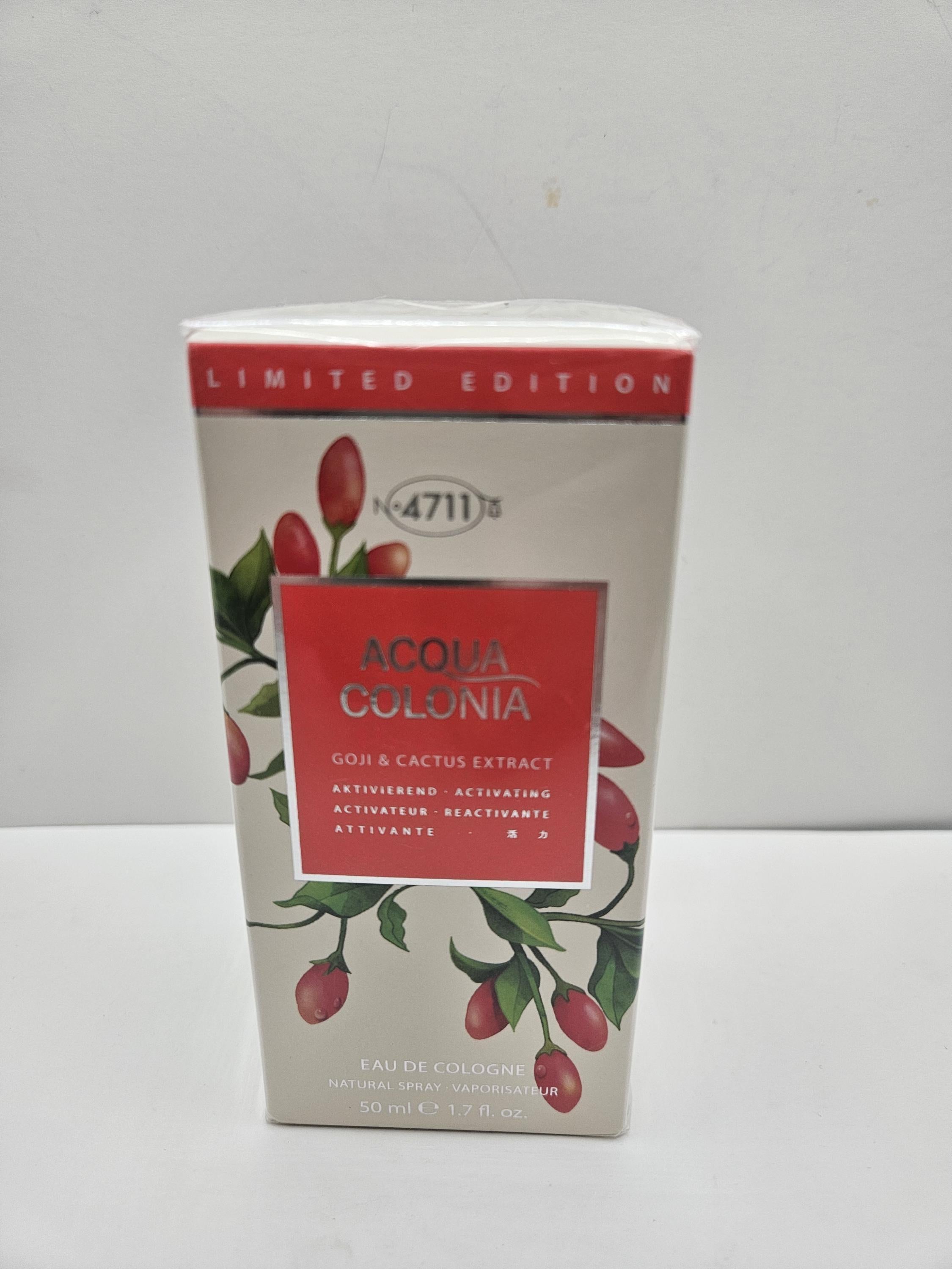 4711 Acqua Colonia Goji & Cactus Extract Eau de Cologne 50ml Unisex (Neu)