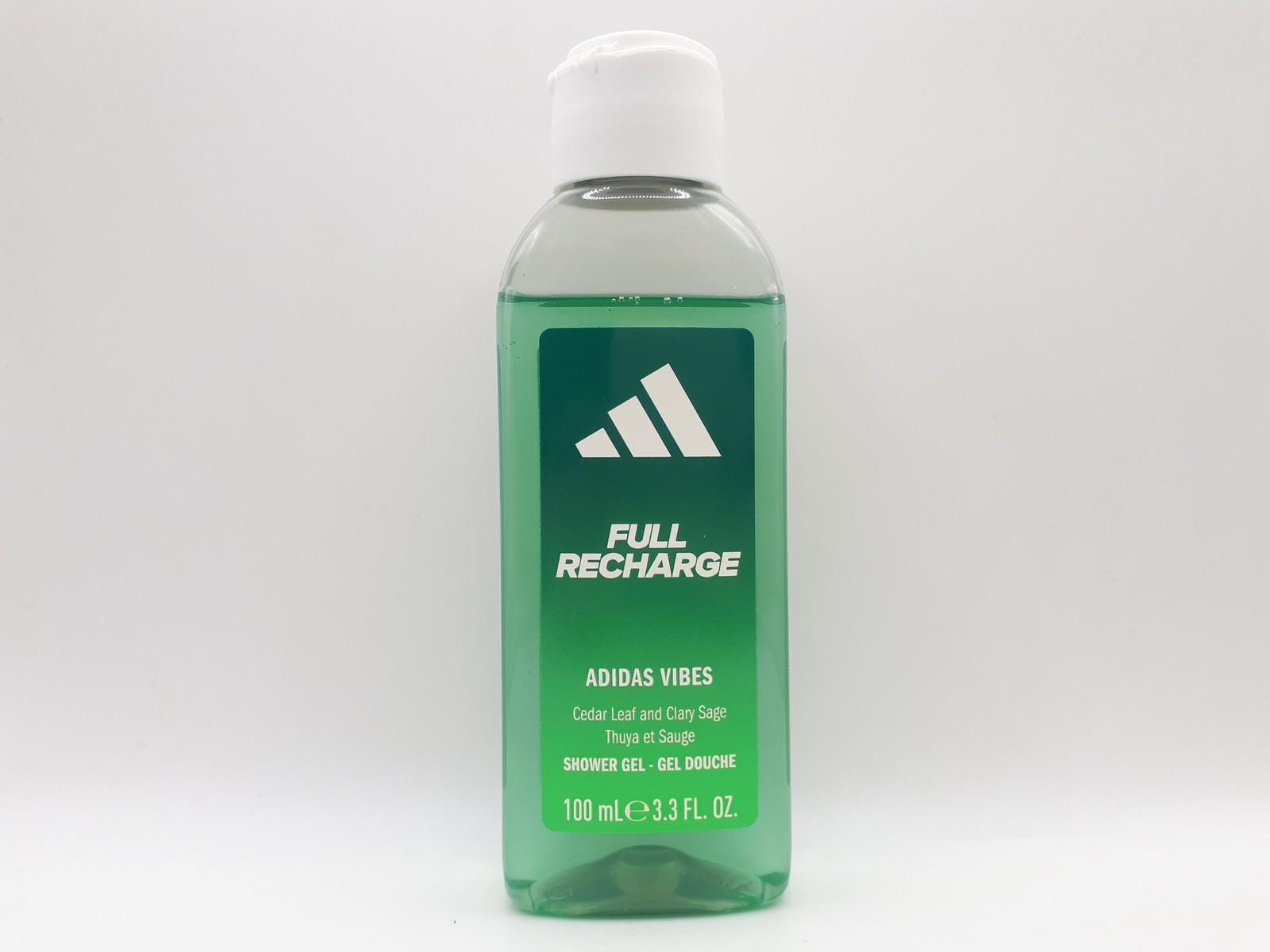 Adidas Vibes Full Recharge Eau de Parfum und Shower Gel 2x 100ml