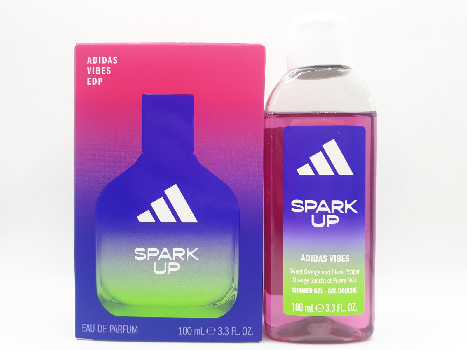 Adidas Vibes Spark Up Eau de Parfum und Shower Gel 2x 100ml